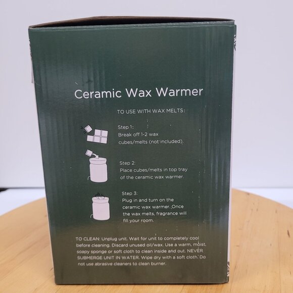 Ceramic Peace on Earth Wax Warmer Kirkland's Home Christmas Collection Bulb - Picture 5 of 5